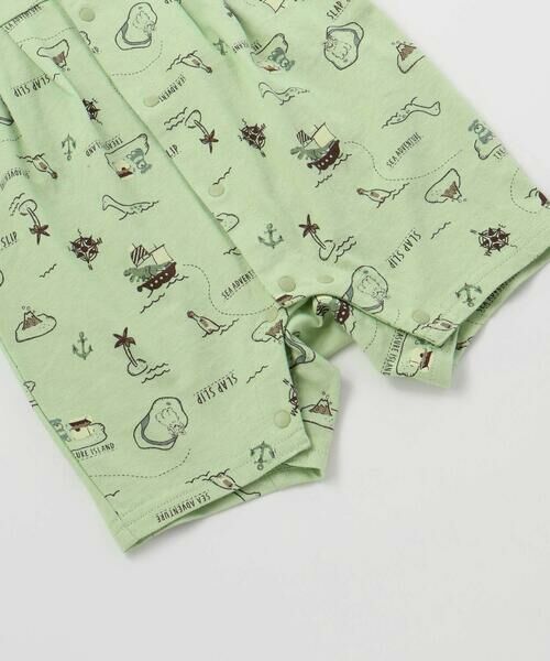 SLAP SLIP BABY / スラップ スリップ ベビー ロンパース | 【お揃い】襟モチーフ総柄ロンパースベビー(60~80cm) | 詳細12