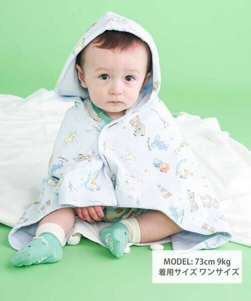 SLAP SLIP BABY / スラップ スリップ ベビー ベビー・キッズグッズ | 【UVカット/接触冷感/お揃い】レモンおもちゃ総柄3WAYおくるみベビー | 詳細4