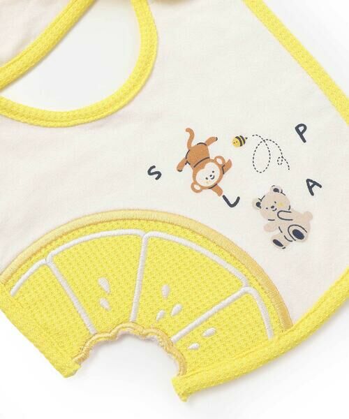 SLAP SLIP BABY / スラップ スリップ ベビー スタイ・ビブ | 【お揃い】かじられフルーツモチーフ天竺スタイベビー | 詳細5