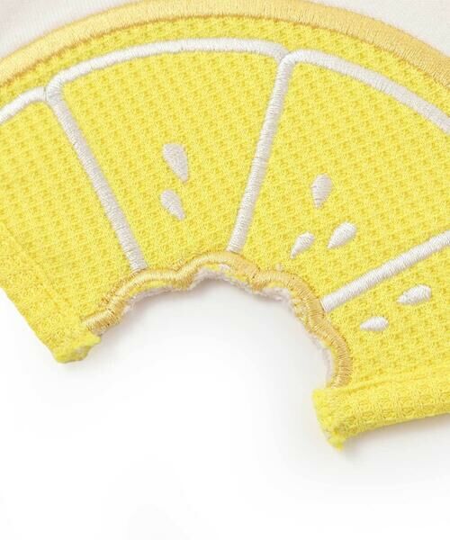 SLAP SLIP BABY / スラップ スリップ ベビー スタイ・ビブ | 【お揃い】かじられフルーツモチーフ天竺スタイベビー | 詳細6