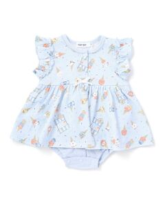 SLAP SLIP BABY / スラップ スリップ ベビー ロンパース | 【お揃い】バルーン宝石アイス果物総柄プリントボディミニベビー(60~80cm)