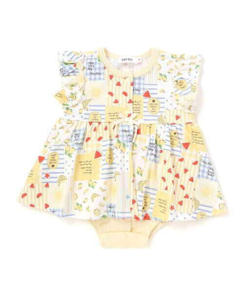 SLAP SLIP BABY / スラップ スリップ ベビー ロンパース | 【お揃い】バルーン宝石アイス果物総柄プリントボディミニベビー(60~80cm) | 詳細2