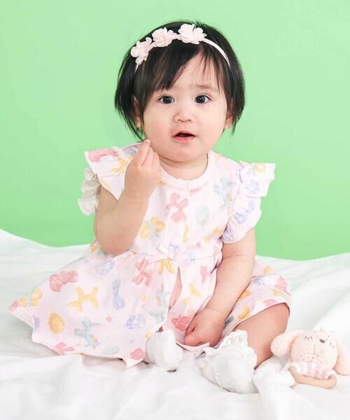 SLAP SLIP BABY / スラップ スリップ ベビー ロンパース | 【お揃い】バルーン宝石アイス果物総柄プリントボディミニベビー(60~80cm) | 詳細5