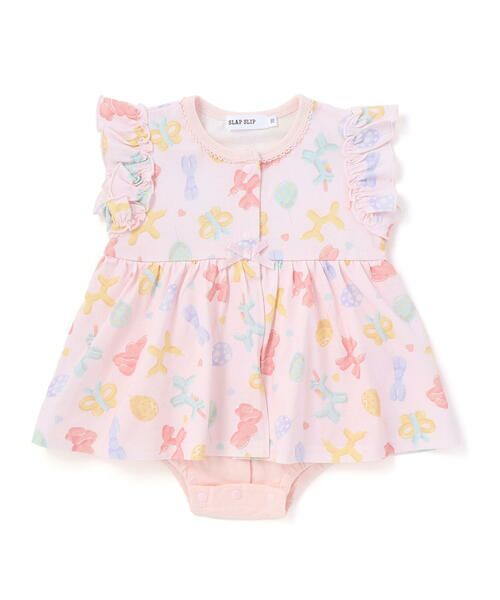 SLAP SLIP BABY / スラップ スリップ ベビー ロンパース | 【お揃い】バルーン宝石アイス果物総柄プリントボディミニベビー(60~80cm) | 詳細6