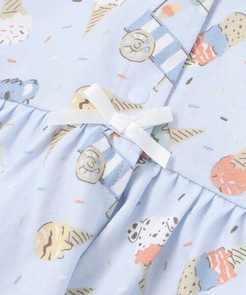 SLAP SLIP BABY / スラップ スリップ ベビー ロンパース | 【お揃い】バルーン宝石アイス果物総柄プリントボディミニベビー(60~80cm) | 詳細13