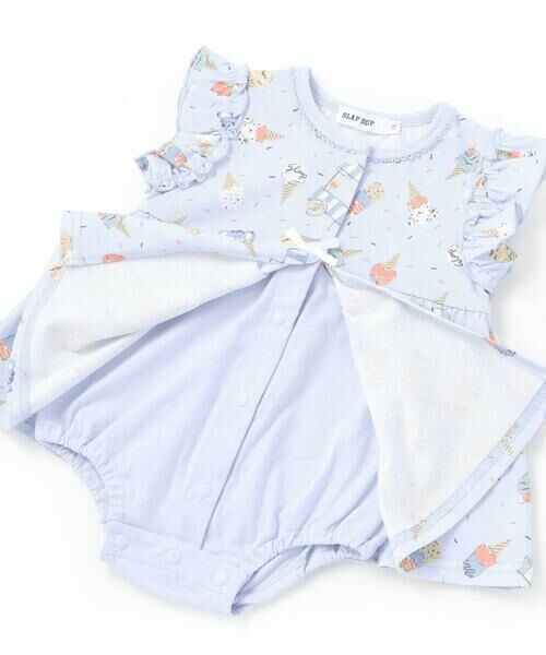 SLAP SLIP BABY / スラップ スリップ ベビー ロンパース | 【お揃い】バルーン宝石アイス果物総柄プリントボディミニベビー(60~80cm) | 詳細15