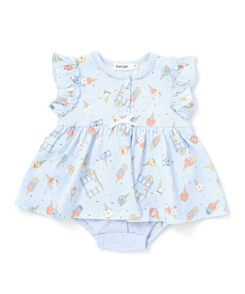 SLAP SLIP BABY / スラップ スリップ ベビー ロンパース | 【お揃い】バルーン宝石アイス果物総柄プリントボディミニベビー(60~80cm) | 詳細9