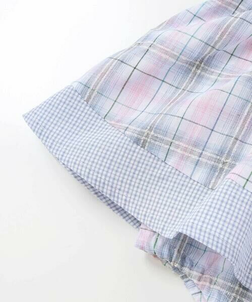 SLAP SLIP BABY / スラップ スリップ ベビー ロンパース | 【お揃い】リボン付きマドラスチェックカバーオールベビー(70~80cm) | 詳細5