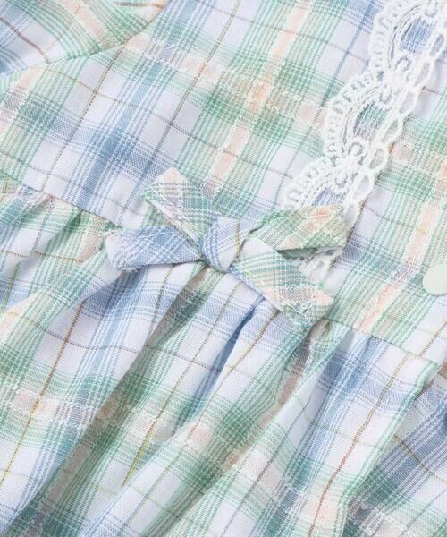 SLAP SLIP BABY / スラップ スリップ ベビー ロンパース | 【お揃い】リボン付きマドラスチェックカバーオールベビー(70~80cm) | 詳細10