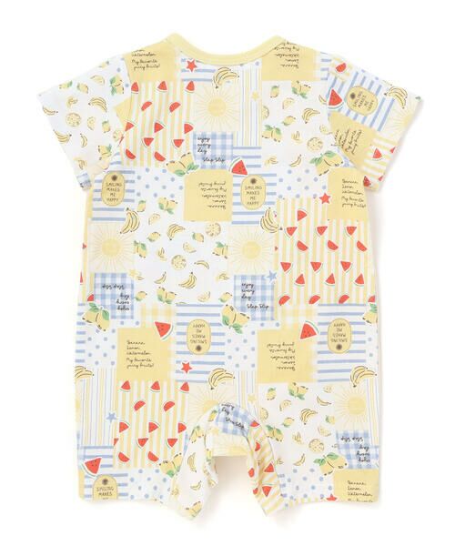 SLAP SLIP BABY / スラップ スリップ ベビー ロンパース | 【お揃い】総柄プリント配色天竺カバーオールベビー(60~80cm) | 詳細2