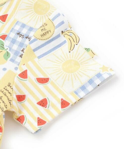 SLAP SLIP BABY / スラップ スリップ ベビー ロンパース | 【お揃い】総柄プリント配色天竺カバーオールベビー(60~80cm) | 詳細4