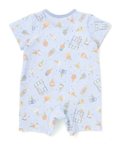 SLAP SLIP BABY / スラップ スリップ ベビー ロンパース | 【お揃い】総柄プリント配色天竺カバーオールベビー(60~80cm) | 詳細12