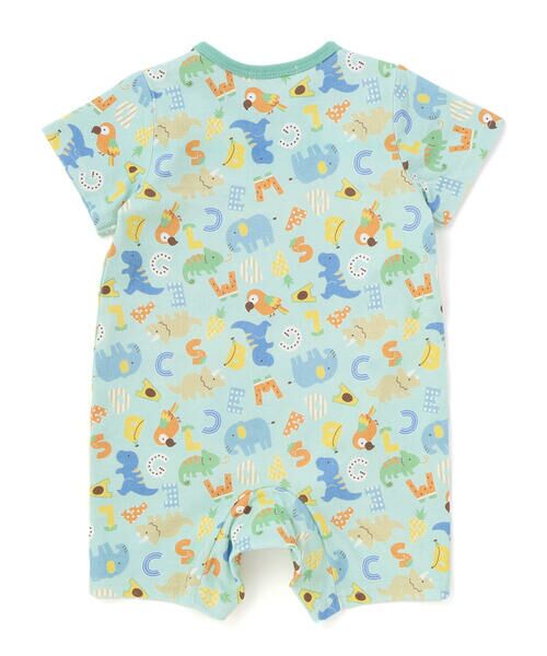 SLAP SLIP BABY / スラップ スリップ ベビー ロンパース | 【お揃い】総柄プリント配色天竺カバーオールベビー(60~80cm) | 詳細16