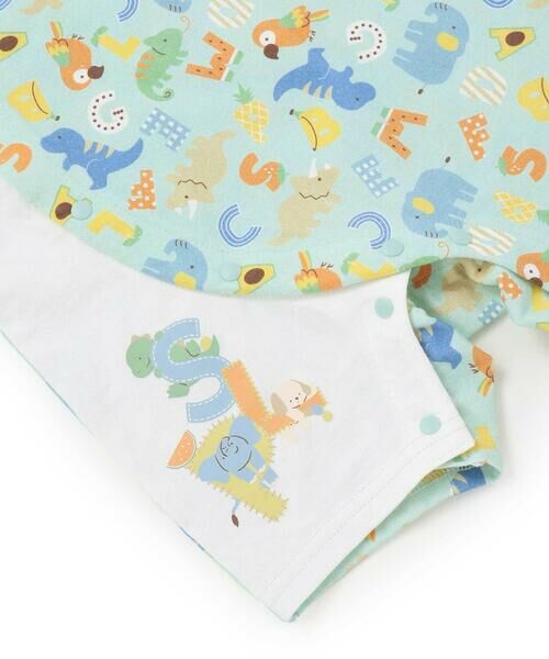 SLAP SLIP BABY / スラップ スリップ ベビー ロンパース | 【お揃い】総柄プリント配色天竺カバーオールベビー(60~80cm) | 詳細17