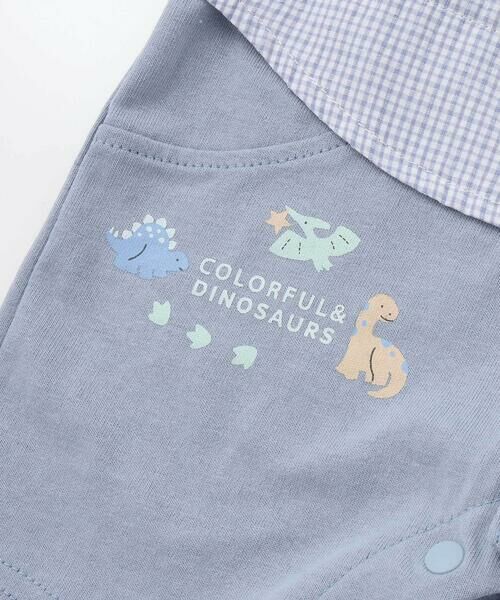 SLAP SLIP BABY / スラップ スリップ ベビー ロンパース | 【お揃い】マドラスチェック切り替えシャツ風カバーオールベビー(70~80cm) | 詳細7