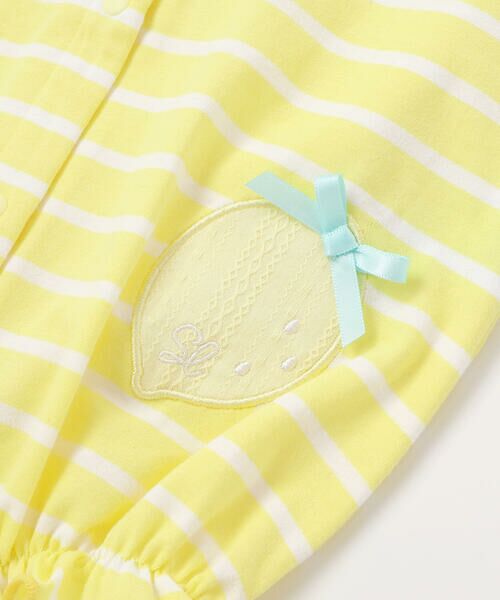 SLAP SLIP BABY / スラップ スリップ ベビー ロンパース | 【お揃い】フルーツパッチボーダー柄カバーオールベビー(60~80cm) | 詳細10