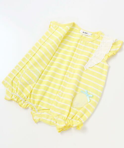 SLAP SLIP BABY / スラップ スリップ ベビー ロンパース | 【お揃い】フルーツパッチボーダー柄カバーオールベビー(60~80cm) | 詳細11