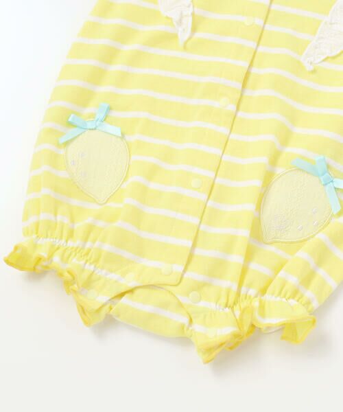 SLAP SLIP BABY / スラップ スリップ ベビー ロンパース | 【お揃い】フルーツパッチボーダー柄カバーオールベビー(60~80cm) | 詳細9