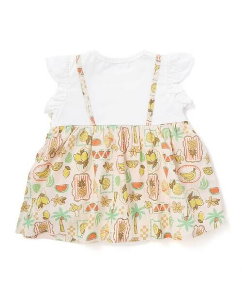 SLAP SLIP BABY / スラップ スリップ ベビー ロンパース | 【お揃い】果物総柄キャミワンピース風カバーオールベビー(70~80cm) | 詳細3