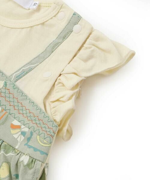 SLAP SLIP BABY / スラップ スリップ ベビー ロンパース | 【お揃い】果物総柄キャミワンピース風カバーオールベビー(70~80cm) | 詳細8