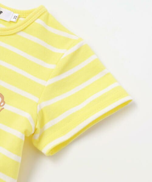 SLAP SLIP BABY / スラップ スリップ ベビー ロンパース | 【お揃い】お尻フルーツモチーフパッチボーダー天竺カバーオールベビー(60~80cm) | 詳細10