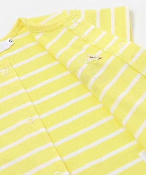 SLAP SLIP BABY / スラップ スリップ ベビー ロンパース | 【お揃い】お尻フルーツモチーフパッチボーダー天竺カバーオールベビー(60~80cm) | 詳細13