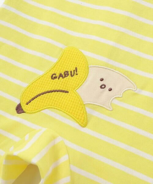 SLAP SLIP BABY / スラップ スリップ ベビー ロンパース | 【お揃い】お尻フルーツモチーフパッチボーダー天竺カバーオールベビー(60~80cm) | 詳細15