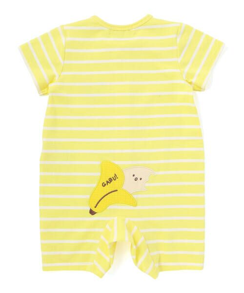 SLAP SLIP BABY / スラップ スリップ ベビー ロンパース | 【お揃い】お尻フルーツモチーフパッチボーダー天竺カバーオールベビー(60~80cm) | 詳細8