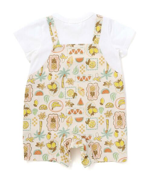 SLAP SLIP BABY / スラップ スリップ ベビー ロンパース | 【お揃い】フルーツポケット付き総柄カバーオールベビー(60~80cm) | 詳細5