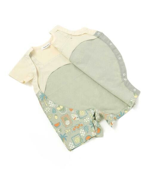 SLAP SLIP BABY / スラップ スリップ ベビー ロンパース | 【お揃い】フルーツポケット付き総柄カバーオールベビー(60~80cm) | 詳細12