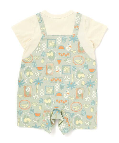 SLAP SLIP BABY / スラップ スリップ ベビー ロンパース | 【お揃い】フルーツポケット付き総柄カバーオールベビー(60~80cm) | 詳細7