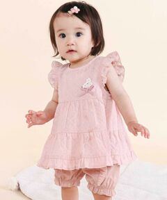 SLAP SLIP BABY / スラップ スリップ ベビー ベビー・キッズウエア | 袖フリルワンピース+ブルマセットアップベビー(70~80cm)