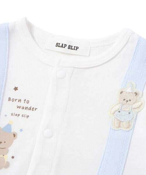 SLAP SLIP BABY / スラップ スリップ ベビー ロンパース | 切り替え2WAYロンパース+帽子セットベビー(50-70cm) | 詳細12