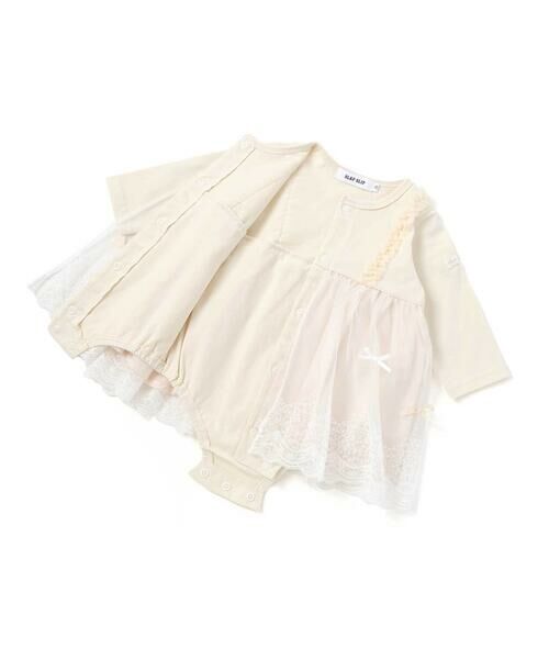 SLAP SLIP BABY / スラップ スリップ ベビー ロンパース | 裾リボンモチーフ切り替えチュールスカート付きロンパースベビー(70~80cm) | 詳細8