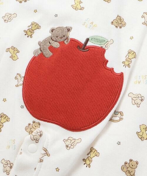 SLAP SLIP BABY / スラップ スリップ ベビー ロンパース | ウサギクマモチーフ折り返し付き2WAYロンパースベビー(50-70cm) | 詳細9