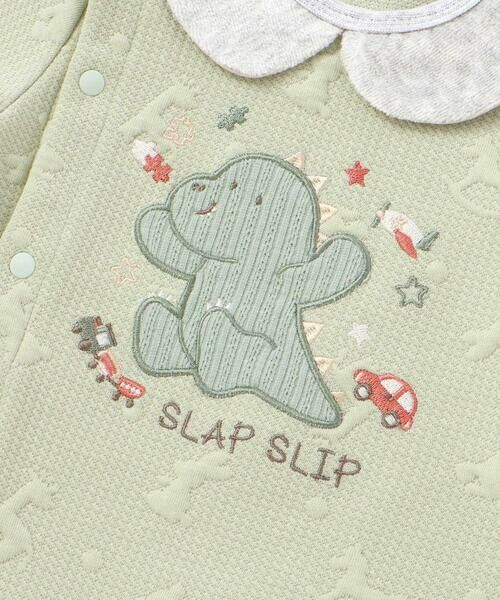 SLAP SLIP BABY / スラップ スリップ ベビー ロンパース | 【アニマルシリーズ】アニマル恐竜モチーフ襟カバーオールベビー(60~80cm) | 詳細22