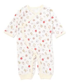 SLAP SLIP BABY / スラップ スリップ ベビー ロンパース | 総柄プリント長袖インナーロンパース 肌着ベビー(60~70cm)