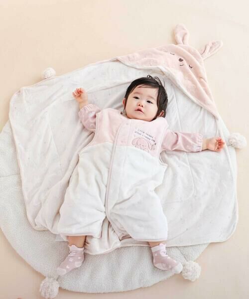 SLAP SLIP BABY / スラップ スリップ ベビー ベビー・キッズグッズ | 【型押しシリーズ】アニマル恐竜モチーフフード付きおくるみベビー | 詳細7