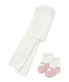 SLAP SLIP BABY / スラップ スリップ ベビー ベビー・キッズグッズ | 裾花柄レギンス＋ソックスセットベビー(70~80cm)