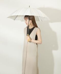 w.p.c　先染めストライプ晴雨兼用日傘