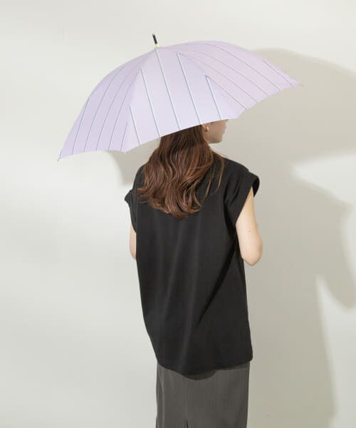 SMELLY / スメリー 傘 | w.p.c　先染めストライプ晴雨兼用日傘 | 詳細1
