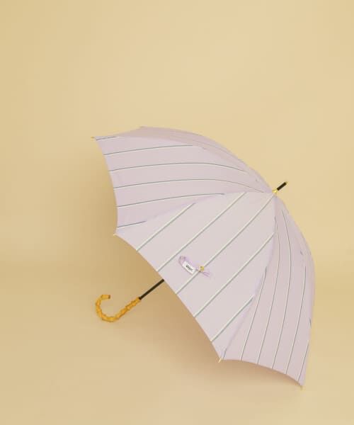 SMELLY / スメリー 傘 | w.p.c　先染めストライプ晴雨兼用日傘 | 詳細16
