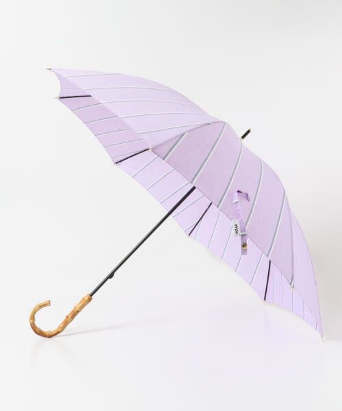 SMELLY / スメリー 傘 | w.p.c　先染めストライプ晴雨兼用日傘 | 詳細17