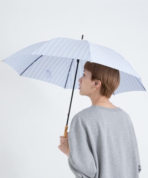 SMELLY / スメリー 傘 | w.p.c　先染めストライプ晴雨兼用日傘 | 詳細7