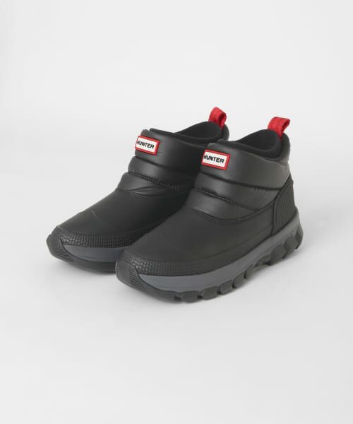 SMELLY / スメリー ブーツ（ショート丈） | HUNTER　INSULATED SNOW ANKLE BOOT（BLK）