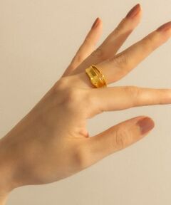 so’　double line ring