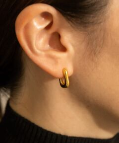 so’　square hoop earring