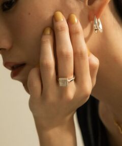 『ドラマ着用商品』SMELLY so’　square stone ring