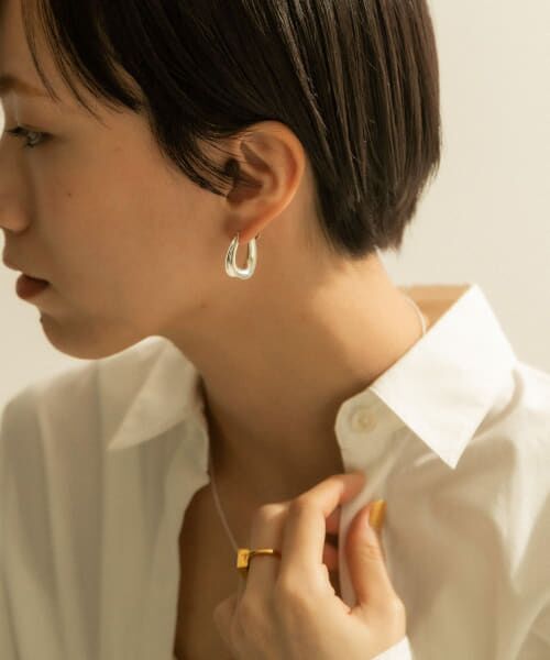 SMELLY / スメリー ピアス・イヤリング | so’　curve earring | 詳細3