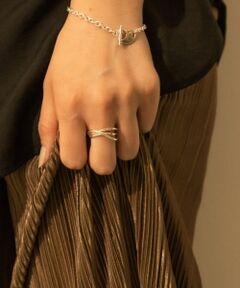 so’　layered line ring